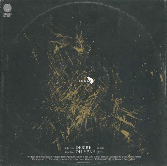 Yello : Desire (Long Version) (12", EP)