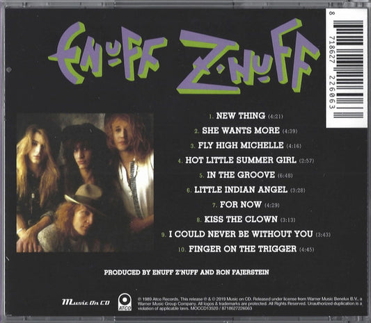Enuff Z'nuff : Enuff Z'nuff (CD, Album, RE)