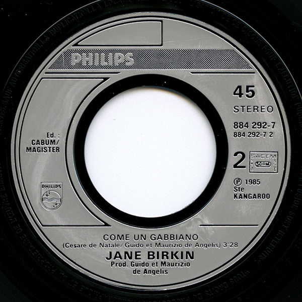 Jane Birkin : Quoi (7", Single, Inj)