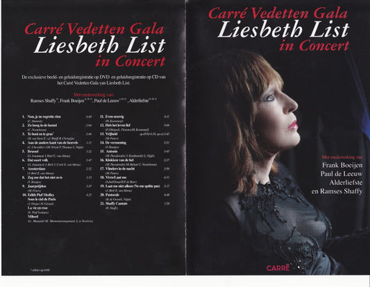 Liesbeth List : Carré Vedetten Gala - Liesbeth List In Concert (DVD-V, Album, Dlx, PAL + CD, Album, Dlx)