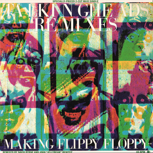 Talking Heads : Slippery People / Making Flippy Floppy (Remixes) (12", Maxi, SRC)