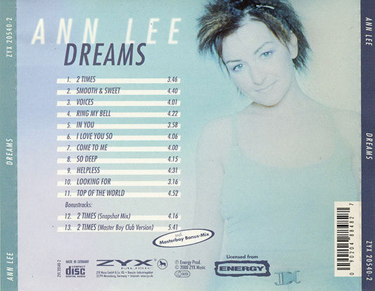 Ann Lee : Dreams (CD, Album)