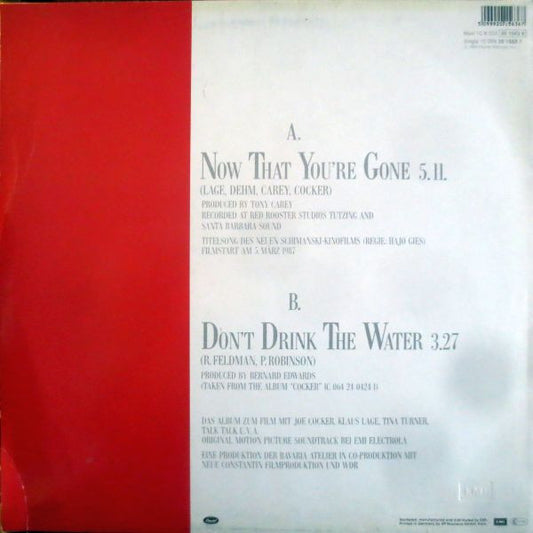 Joe Cocker : Now That You're Gone (12", Maxi)