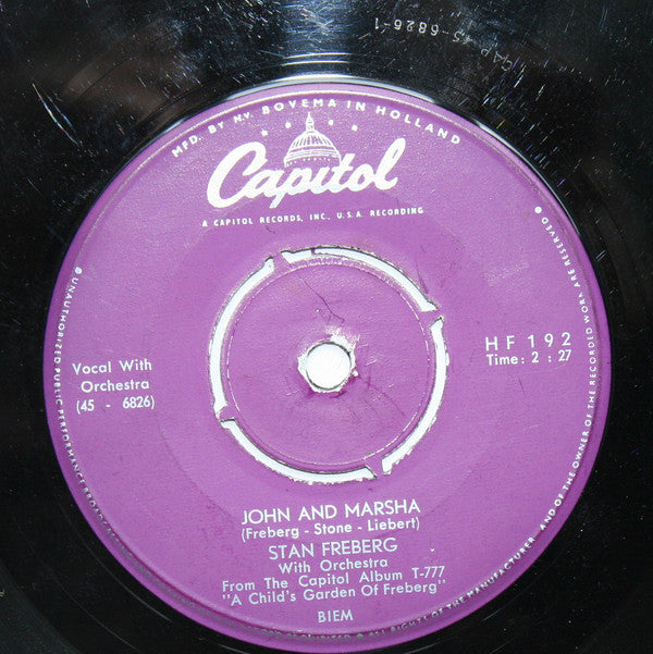 Stan Freberg : John And Marsha / C'est Si Bon (7")