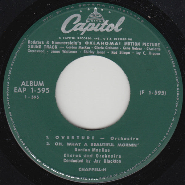 Rodgers & Hammerstein : Oklahoma! (7", EP)