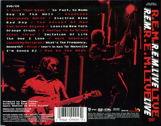 R.E.M. : Live (2xCD, Album + DVD-V, Multichannel, NTSC)