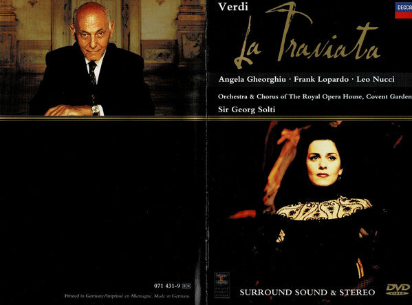 Giuseppe Verdi, Angela Gheorghiu, Frank Lopardo, Leo Nucci, Orchestra Of The Royal Opera House, Covent Garden & Chorus Of The Royal Opera House, Covent Garden, Georg Solti : La Traviata (DVD-V, NTSC, Dig)