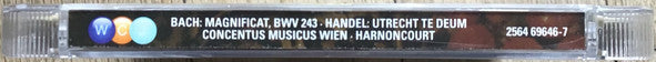Johann Sebastian Bach / Georg Friedrich Händel - Concentus Musicus Wien, Nikolaus Harnoncourt : Magnificat, BWV 243 • Utrecht Te Deum (CD, Album, RE)