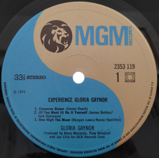 Gloria Gaynor : Experience Gloria Gaynor (LP, Album)