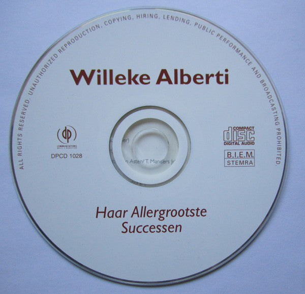 Willeke Alberti : Haar Allergrootste Successen (CD, Comp)