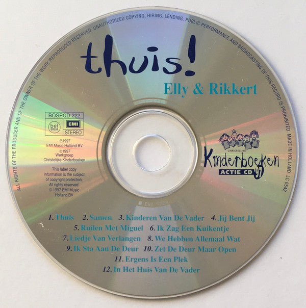 Elly & Rikkert : Thuis (CD, Comp)