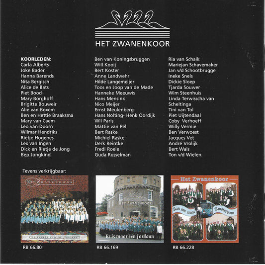 Het Zwanenkoor : Jordaan Ik Groet Je (CD, Album)
