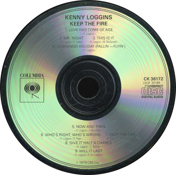 Kenny Loggins : Keep The Fire (CD, Album, RE)