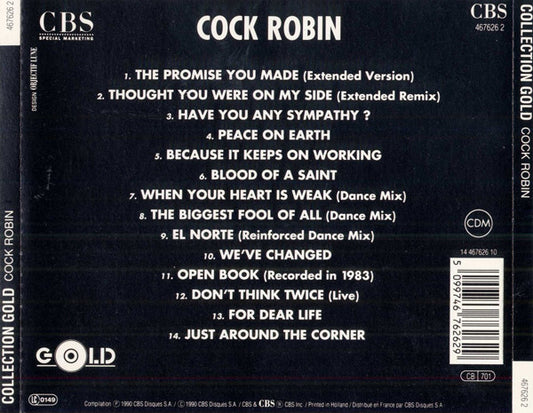 Cock Robin : Collection Gold (CD, Comp)