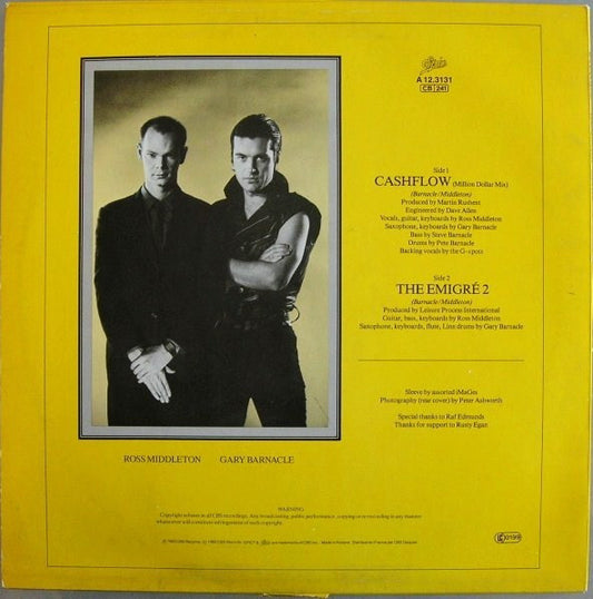 Leisure Process : Cashflow (Million Dollar Mix) (12", Maxi)