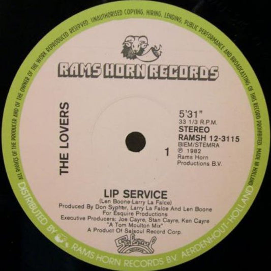The Lovers (10) : Lip Service (12")