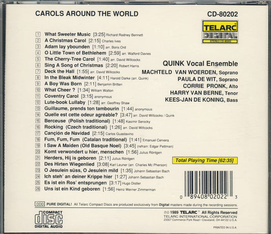 Vocal Ensemble Quink : Carols Around The World (CD, Album)