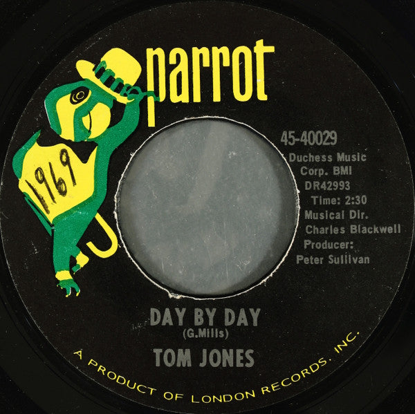 Tom Jones : Help Yourself / Day By Day (7", Single, Styrene, She)