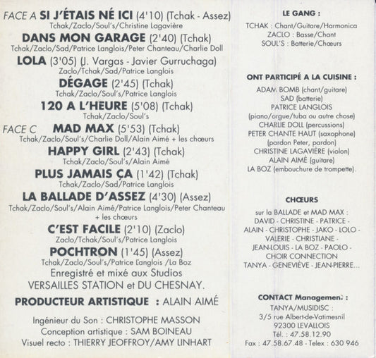 Assez : Si J'étais Né Ici (Cass, Album, Dol)