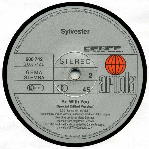 Sylvester : Be With You (12")