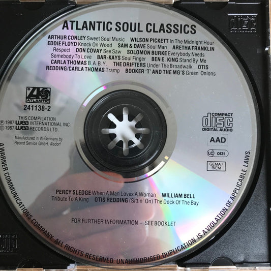 Various : 16 Hit-Tracks Atlantic Soul-Classics Selected By Tripper (CD, Comp)