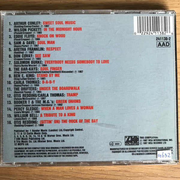 Various : 16 Hit-Tracks Atlantic Soul-Classics Selected By Tripper (CD, Comp)