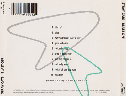 Stray Cats : Blast Off (CD, Album)