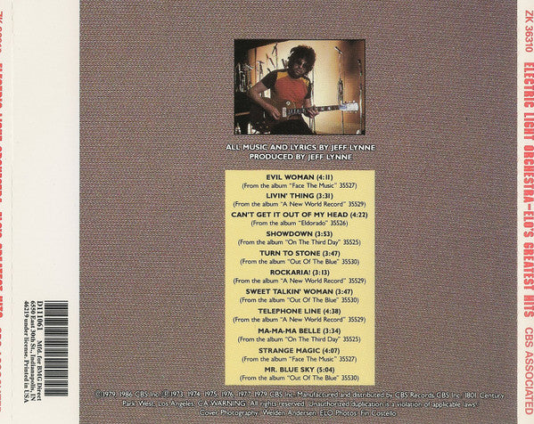 Electric Light Orchestra : ELO's Greatest Hits (CD, Comp, Club, RE)