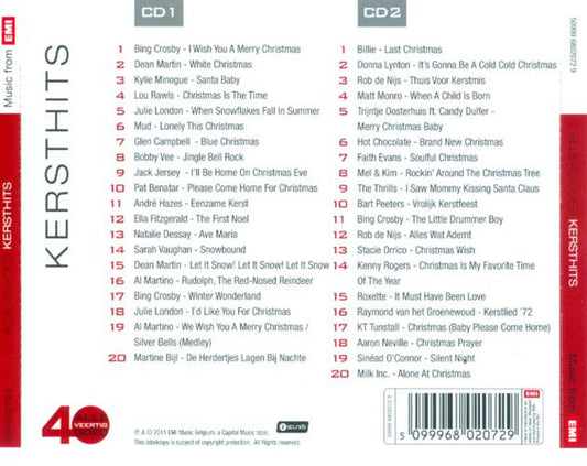 Various : Alle 40 Goed - Kersthits (2xCD, Comp)