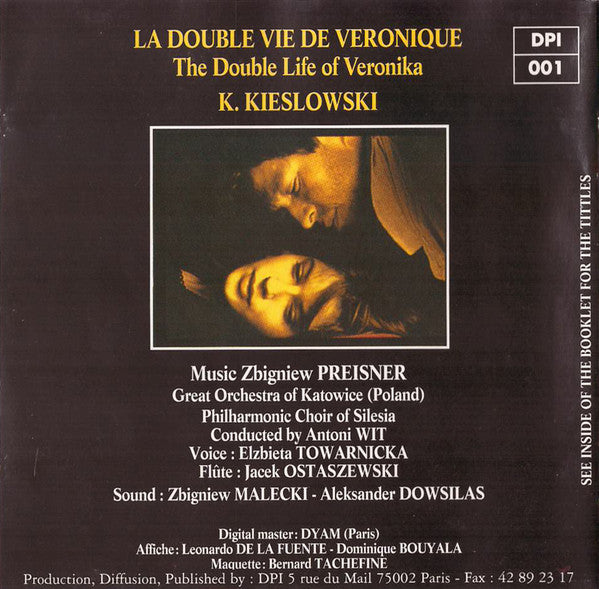 Zbigniew Preisner : La Double Vie De Véronique = The Double Life Of Veronika (Original Motion Picture Sound Track) (CD, Album)