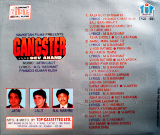 Jatin Lalit : Gangster (CD)