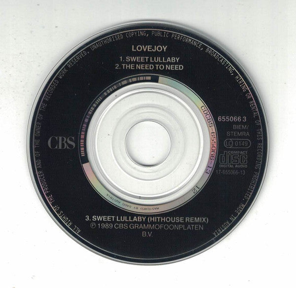 Lovejoy (6) : Sweet Lullaby (CD, Mini, Single, Car)