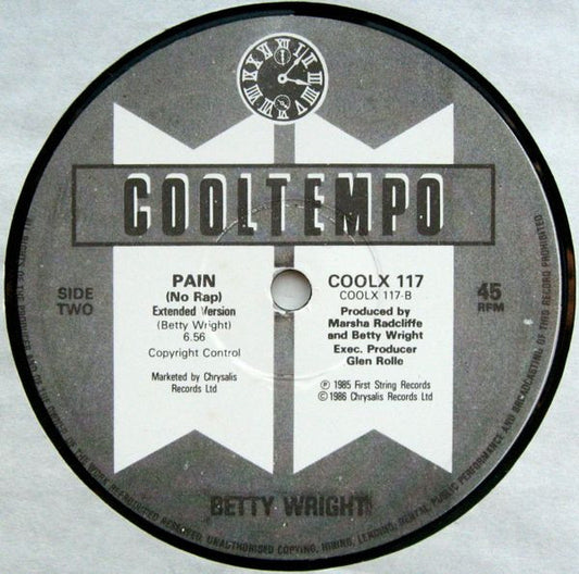 Betty Wright : Pain (12")