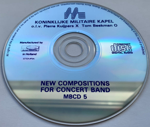 Koninklijke Militaire Kapel : New Compositions For Concertband (CD)
