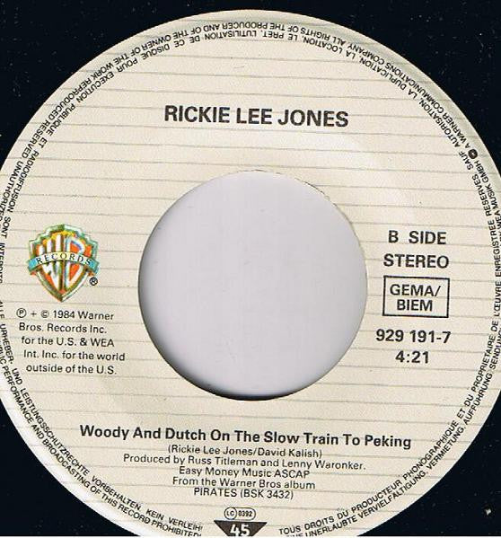 Rickie Lee Jones : The Real End (7", Single)