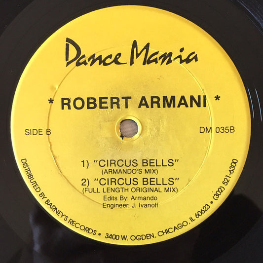 Armando Presents Robert Armani : Armani Trax (12")