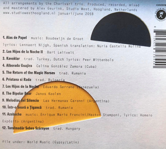 Charivari Trio : Melodias Del Silencio (CD, Album, Dig)