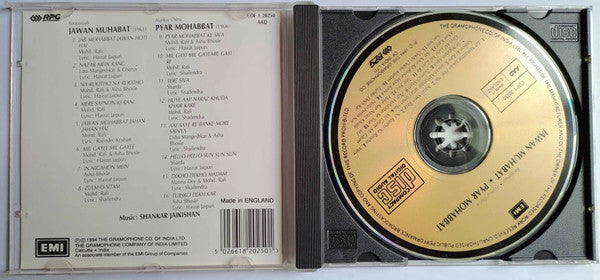 Shankar-Jaikishan : Jawan Muhabat / Pyar Mohabbat (CD)