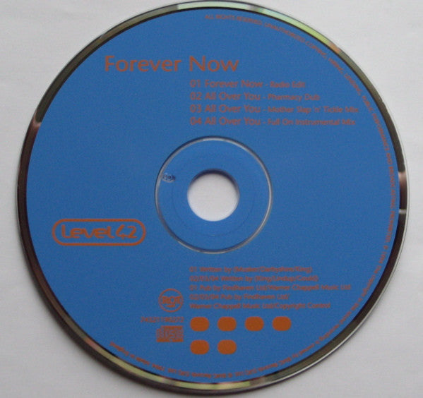 Level 42 : Forever Now (CD, Single)