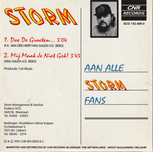 Storm (120) : Doe De Groeten ... (CD, Single)