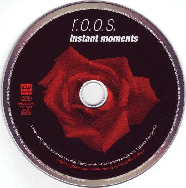 R.O.O.S. : Instant Moments (CD, Maxi)