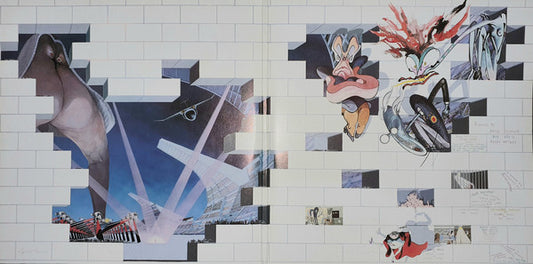 Pink Floyd : The Wall (2xLP, Album, Gat)