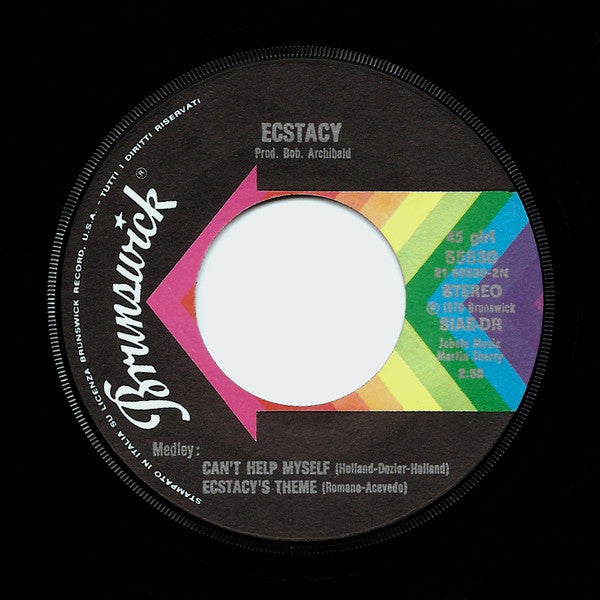 Ecstacy (3) : Living In Ecstacy (7")