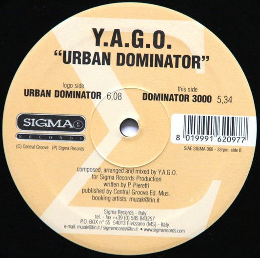 Y.A.G.O. : Urban Dominator (12")