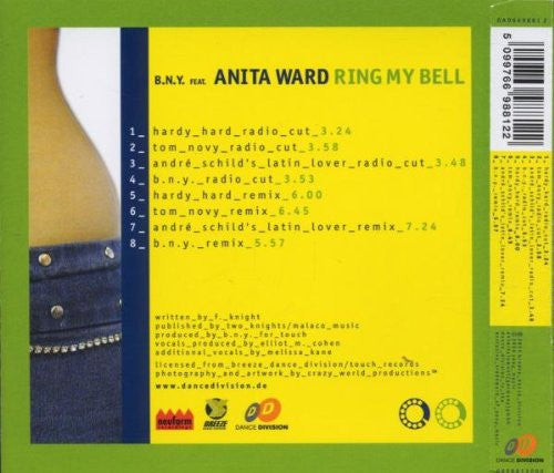 B.N.Y. Feat. Anita Ward : Ring My Bell (CD, Maxi)