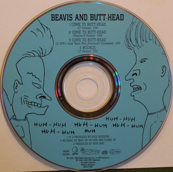 Beavis & Butt-Head : Come To Butt-Head (CD, Maxi)