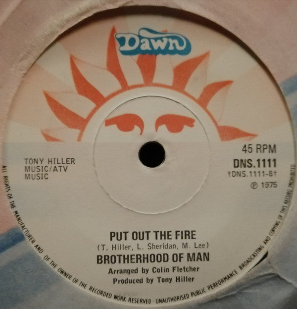 Brotherhood Of Man : Kiss Me, Kiss Your Baby (7", Single, Promo)