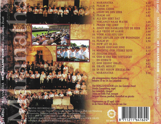 Holland Koor o.l.v. Jan Quintus Zwart : Maranatha (CD, Album)