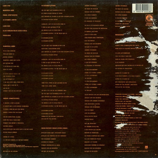 Sting : ...Nada Como El Sol (12", MiniAlbum)