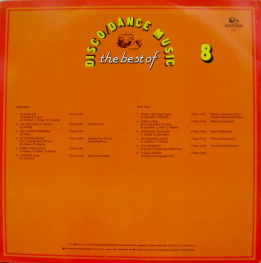 Various : The Best Of Disco / Dance Music 8 (LP, Comp)